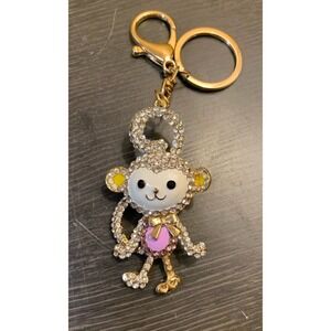 Bag Charm Keychain – Luxury, Monkey, Queen, Bling Bag Charm Keychain